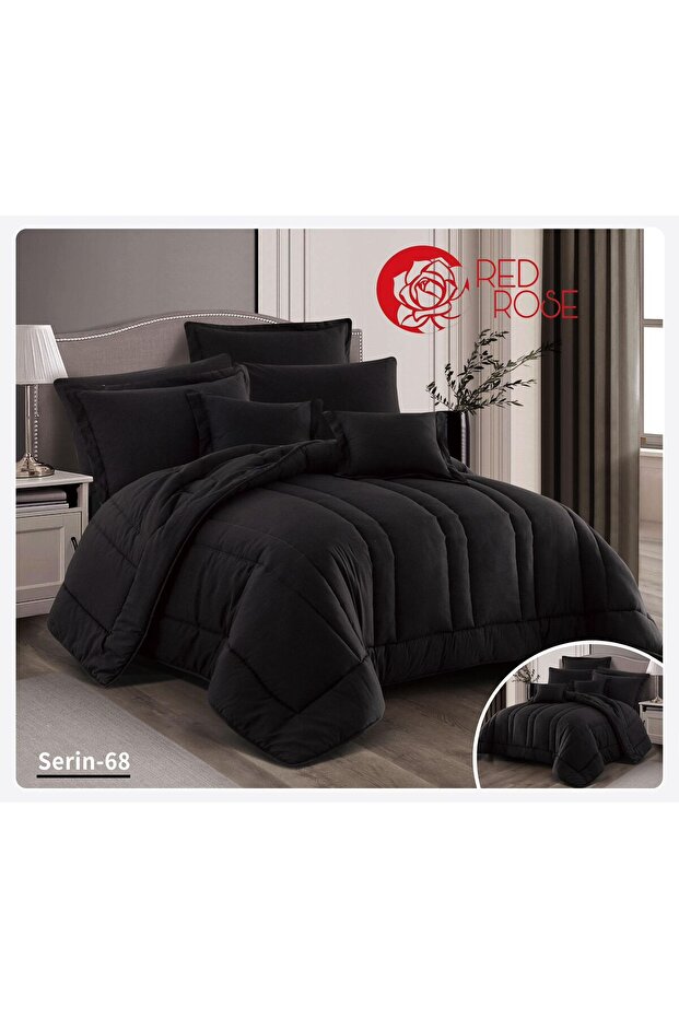 مفرش ساده وجهين 8 قطع مزوج - 1