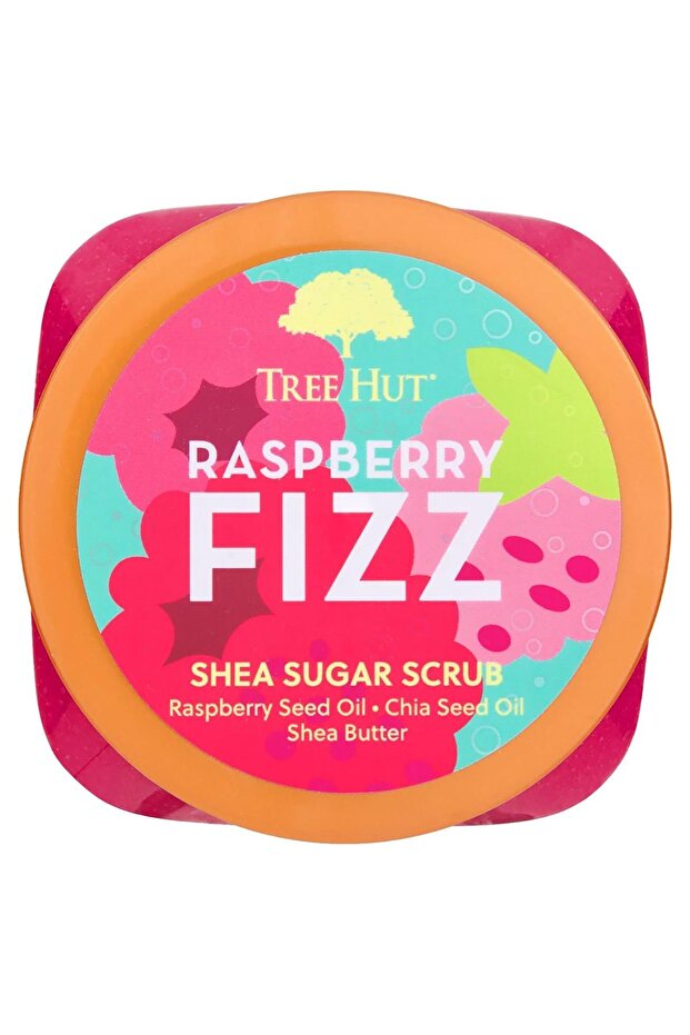 Tree Hut Raspberry Fizz Shea Sugar Scrub Vücut Peelingi 510GR - 4