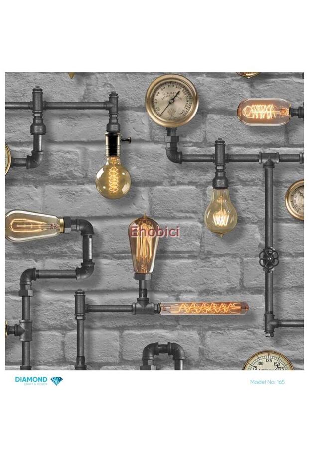 ورق ديكور نحاسي ماسي - 165 - 30x30