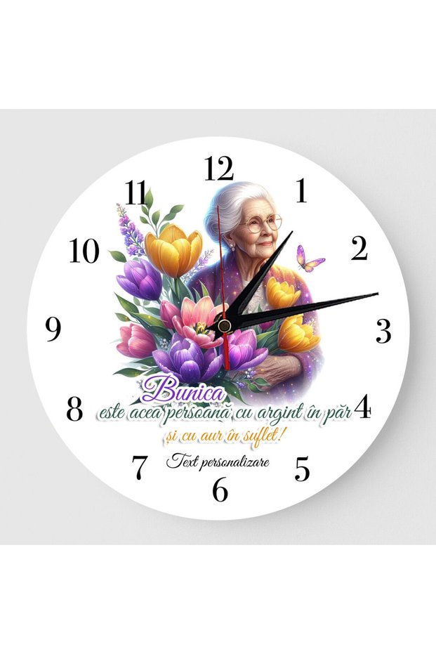 Personalized Clock Gift for Grandma