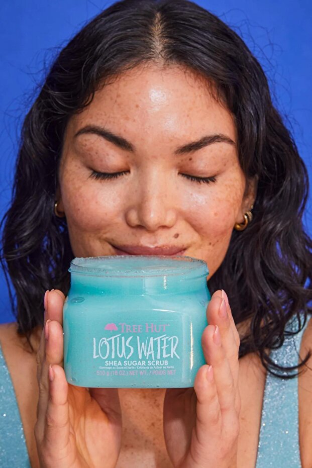 Tree Hut Lotus Water Shea Sugar Scrub Vücut Peelingi 510GR - 5