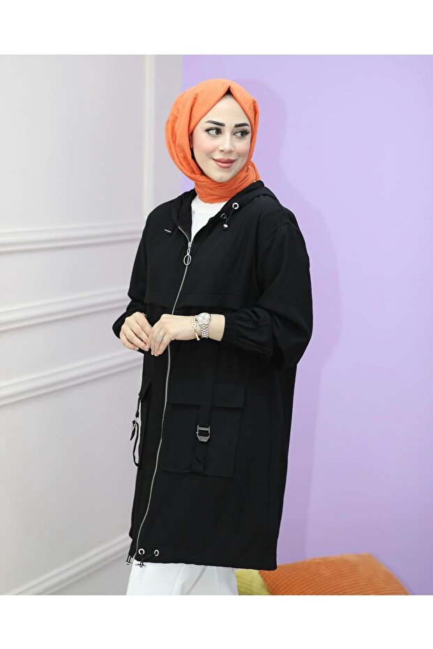 Çilek Kumaş Tesettür Kap - 1