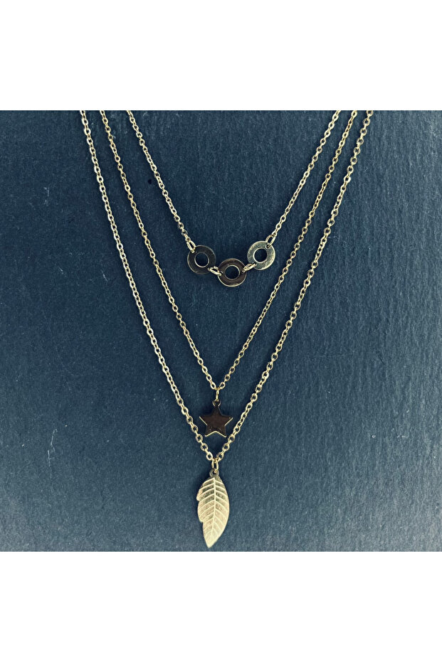 Triple Gold Necklace