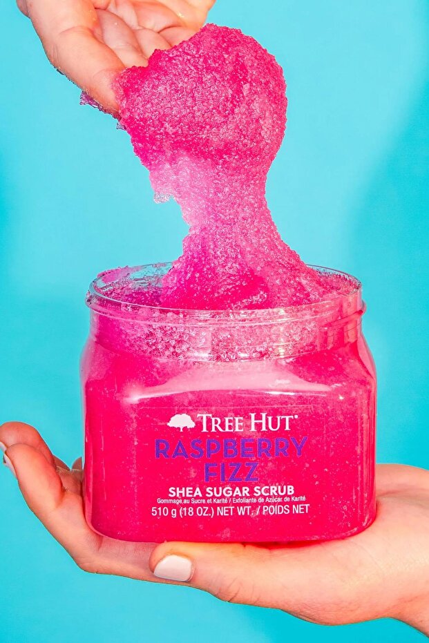 Tree Hut Raspberry Fizz Shea Sugar Scrub Vücut Peelingi 510GR - 6