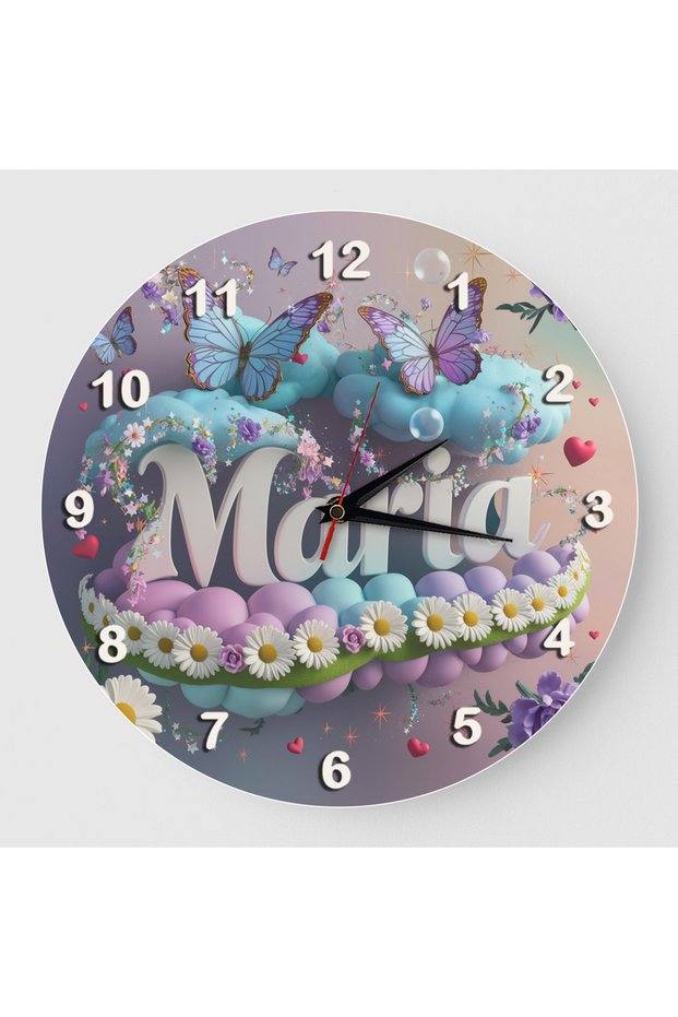 Personalized Clock Maria 03
