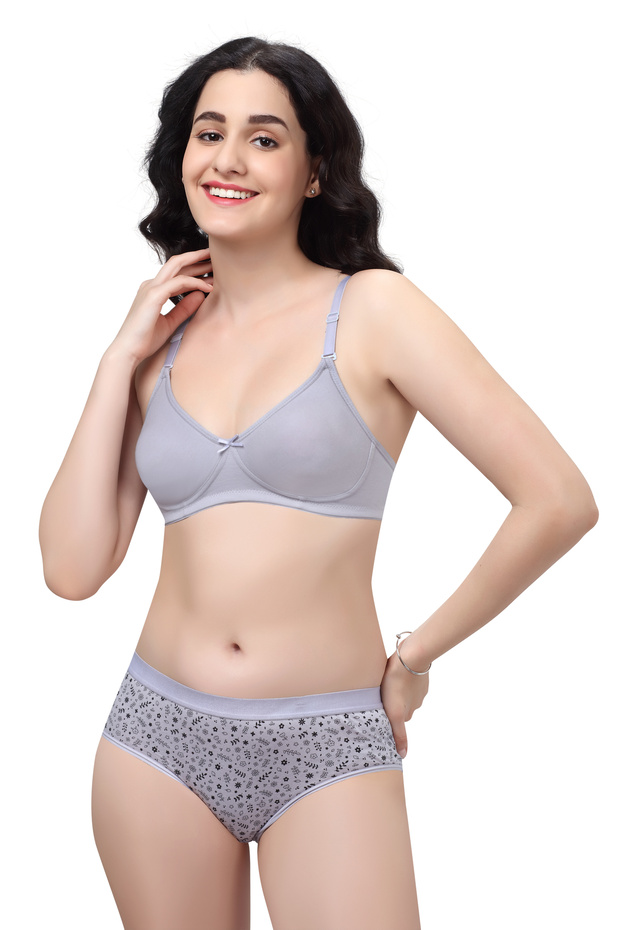 Women's T-Shirt Bra PolyCotton Soft Remvable Padding Seamless Medium Coverage WireFree
