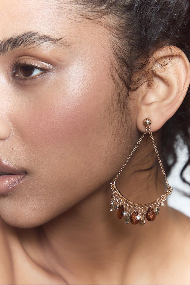 Mini boncuklu küpeler - 4