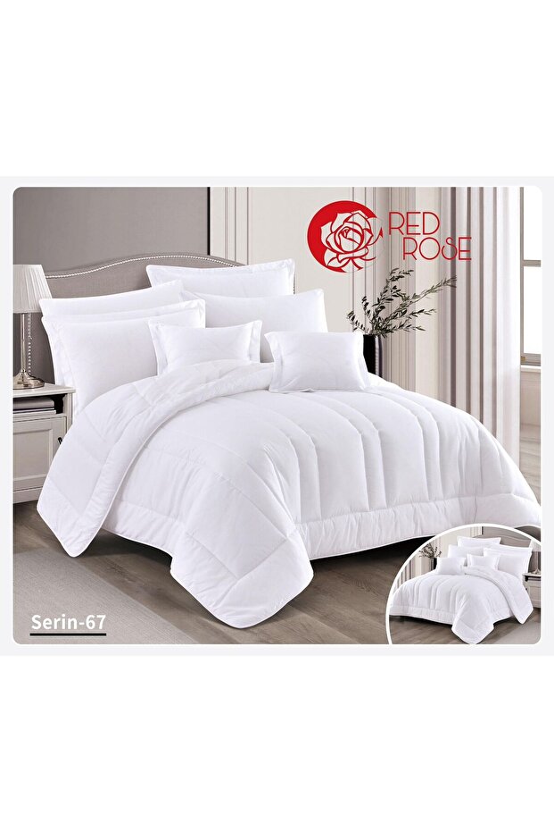 مفرش ساده وجهين 8 قطع مزوج - 1