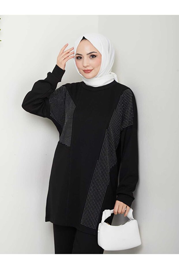 Modal Set with Stone Print Detail - 3