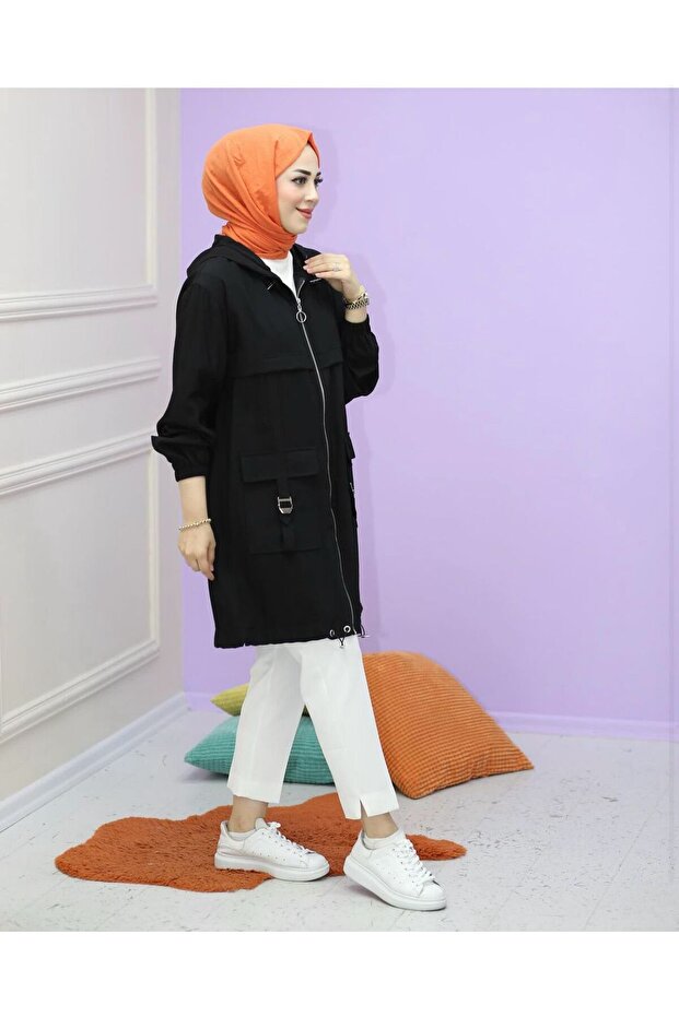 Çilek Kumaş Tesettür Kap - 2