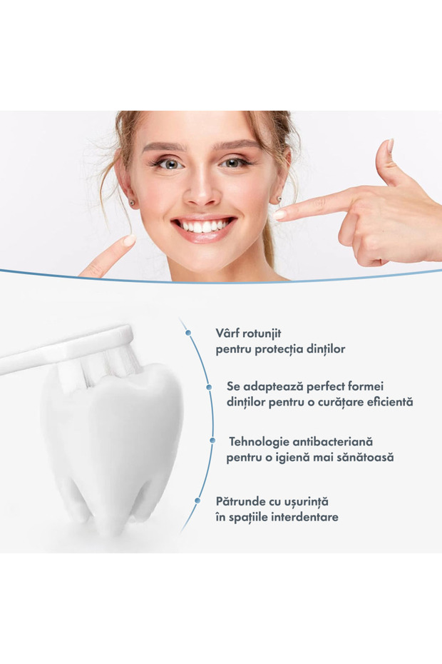 Set of 9 NanoClean™ toothbrushes with 20,000 ultra-soft bristles, for sensitive teeth and gums - 8