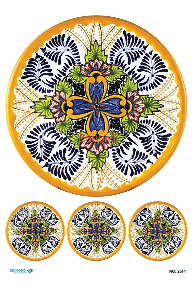 Diamond Rice Decoupage Paper - 2314