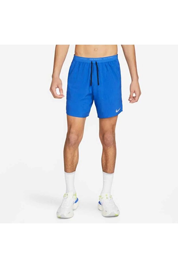 Dri-FIT Stride 2In1 7In erkek taytlı koşu şortu - mavi ter tutmayan spor şort - DM4759-480 - 1
