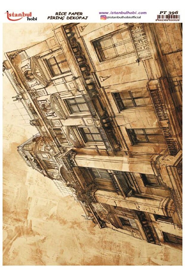 Brass Decopage Paper 30X42Cm Pt-396 Homes