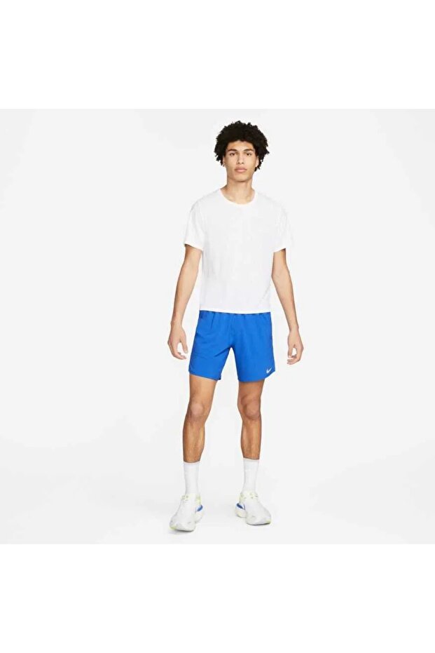 Dri-FIT Stride 2In1 7In erkek taytlı koşu şortu - mavi ter tutmayan spor şort - DM4759-480 - 7