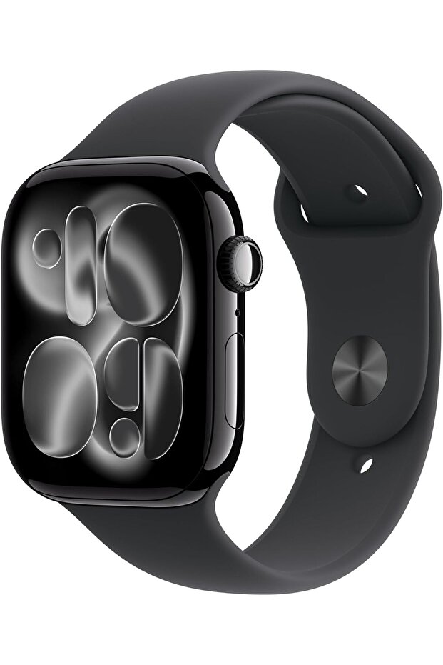 Watch Series 11 GPS 46mm Jet Black Aluminium Case with Black Sport Band - M/L