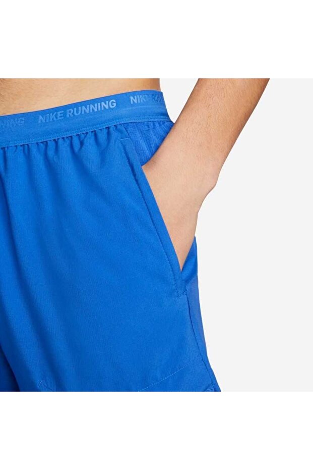 Dri-FIT Stride 2In1 7In erkek taytlı koşu şortu - mavi ter tutmayan spor şort - DM4759-480 - 4
