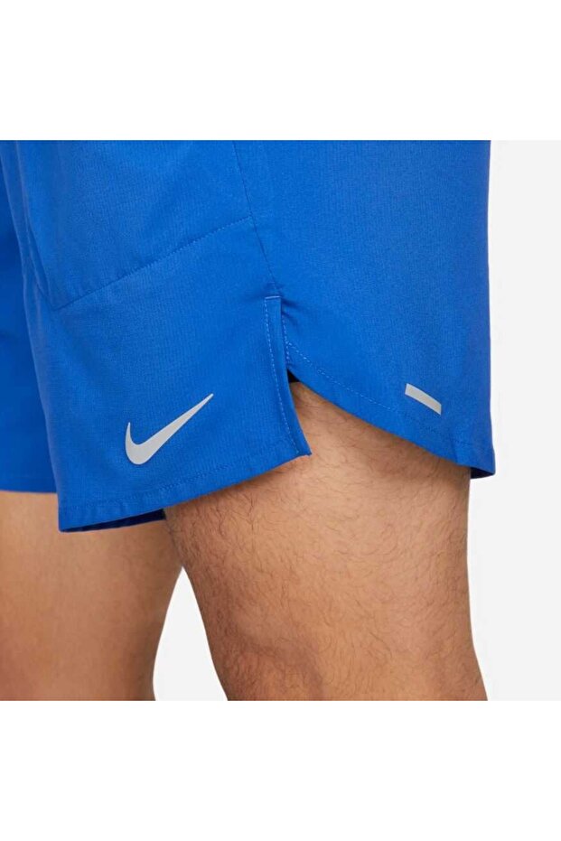 Dri-FIT Stride 2In1 7In erkek taytlı koşu şortu - mavi ter tutmayan spor şort - DM4759-480 - 5