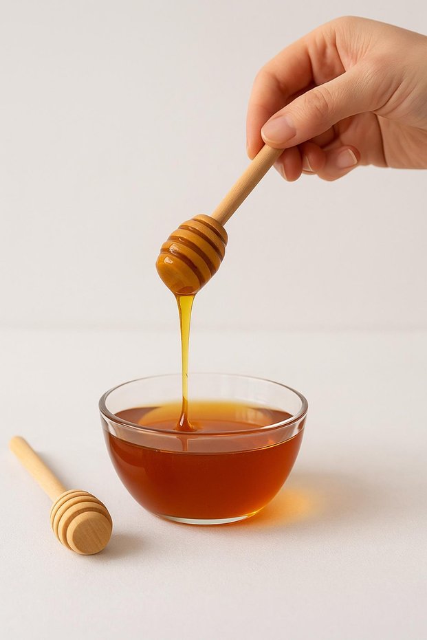Wooden Honey Spoon Set of 2 16.5 cm