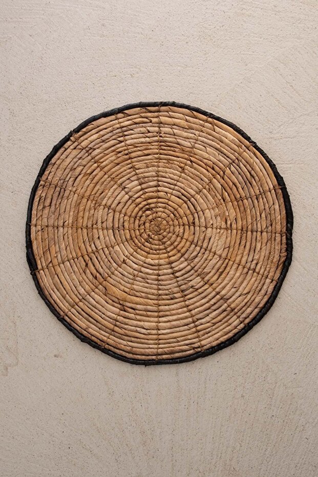 Black-Edged American Tablecloth Made of Banana Fiber