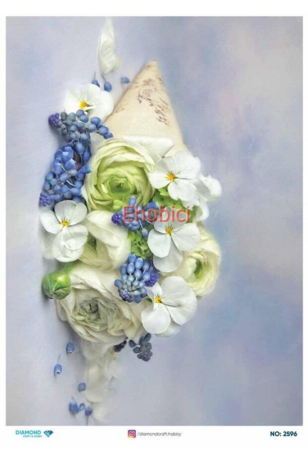Diamond Rice Decoupage Paper - 2596