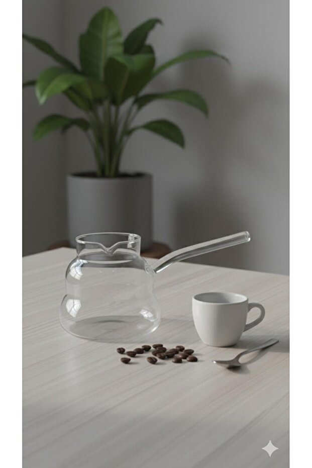 Isıya Dayanıklı Cam Cezve 400 ml - 1