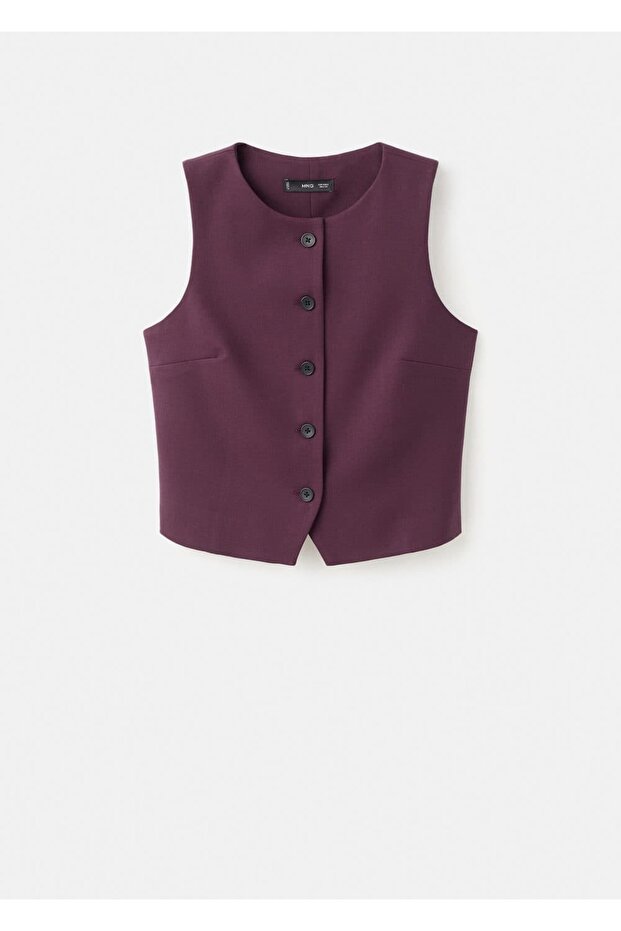 Düğmeli takım yelek - 3