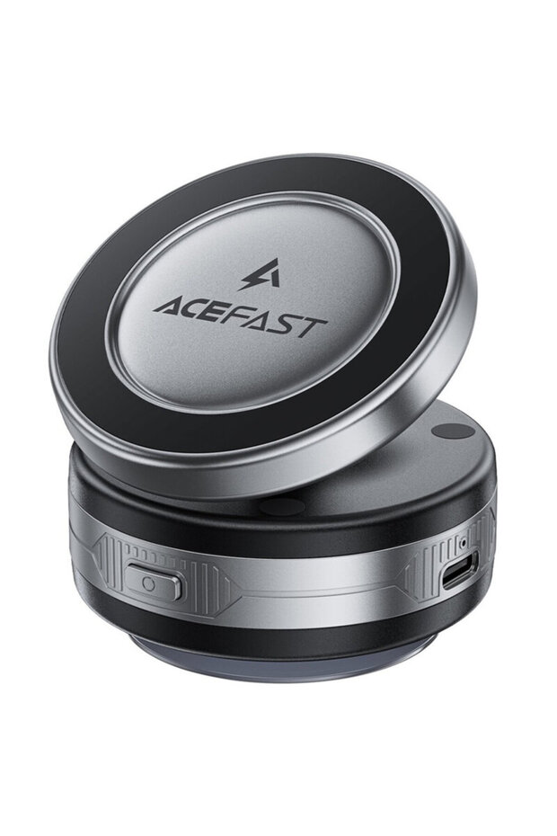 Car Mount with Wireless Charging E29, Gray - 1