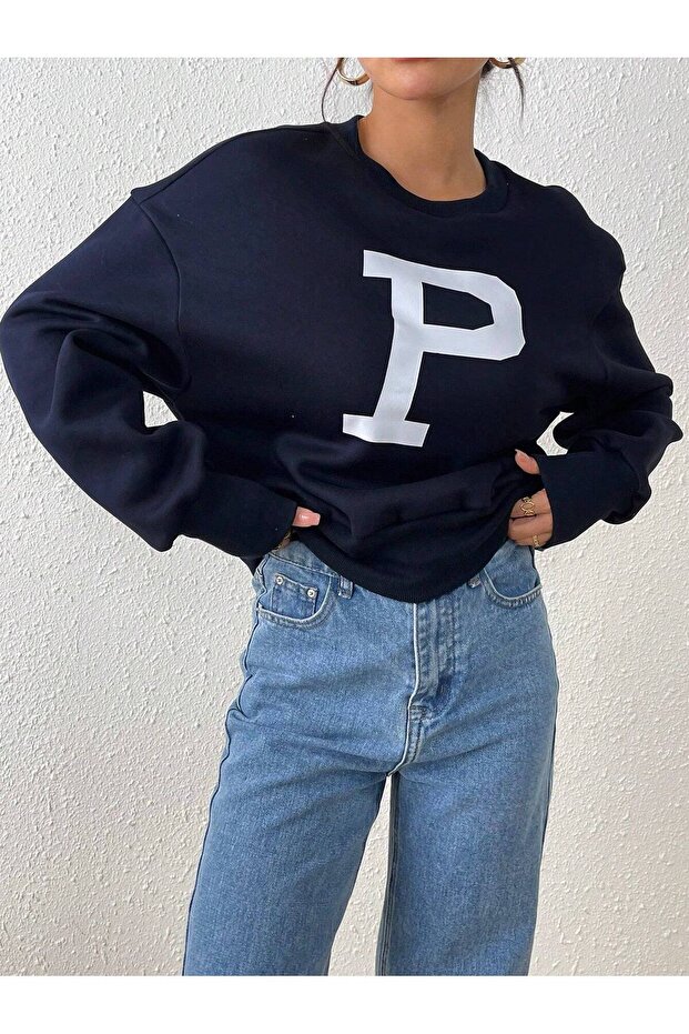 سويت شيرت بحرف P - 6
