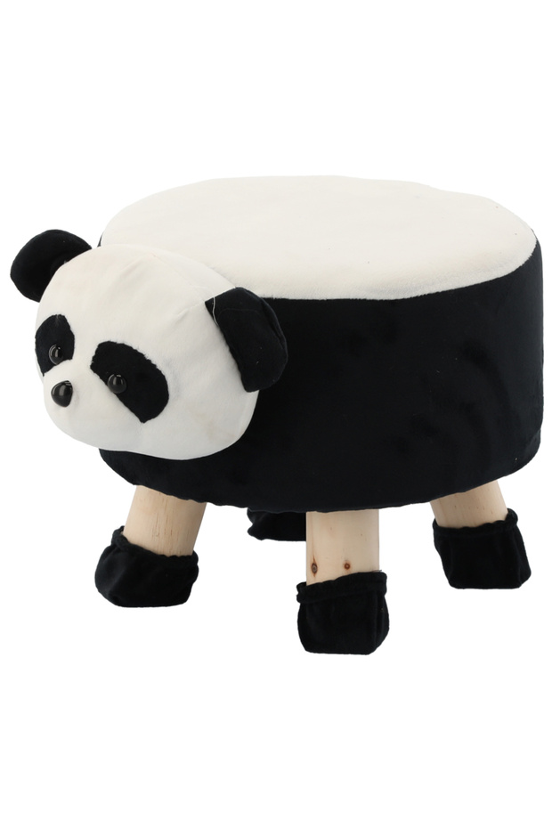 Taburet pentru copii, 28x25cm, max 50kg, model panda - 1
