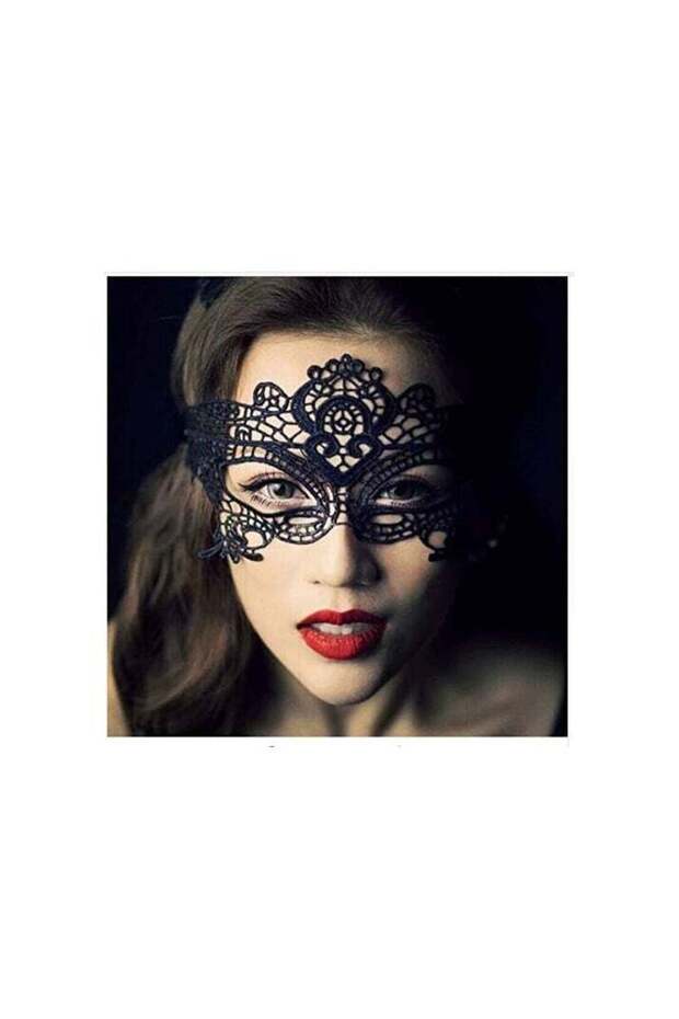 Lace Cutout Eye Mask for Halloween