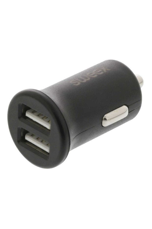 Incarcator auto 2x USB 2.4A negru