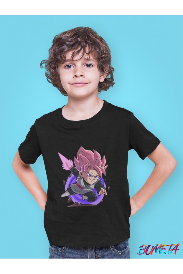 Dragon Ball Super Goku Black Chibi Cartoon Tv Series Kids Tee T-Shirt