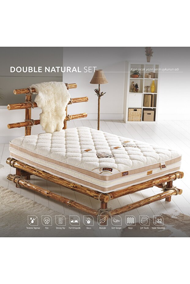 Double Naturel yatak - 1
