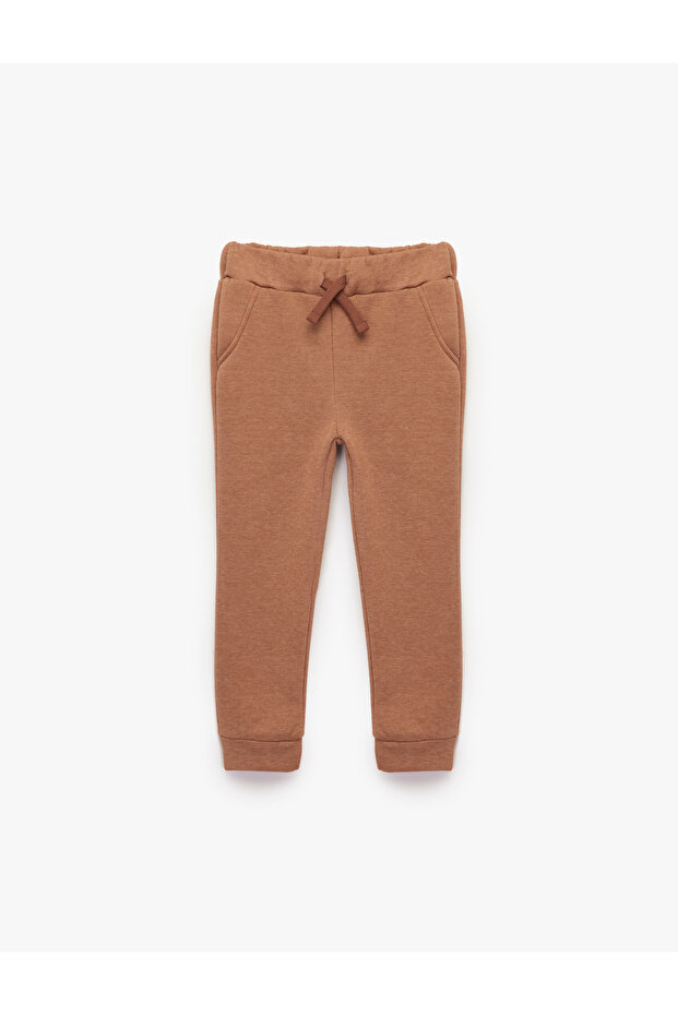 Cep Detaylı Şardonlu Basic Jogger Eşofman Altı