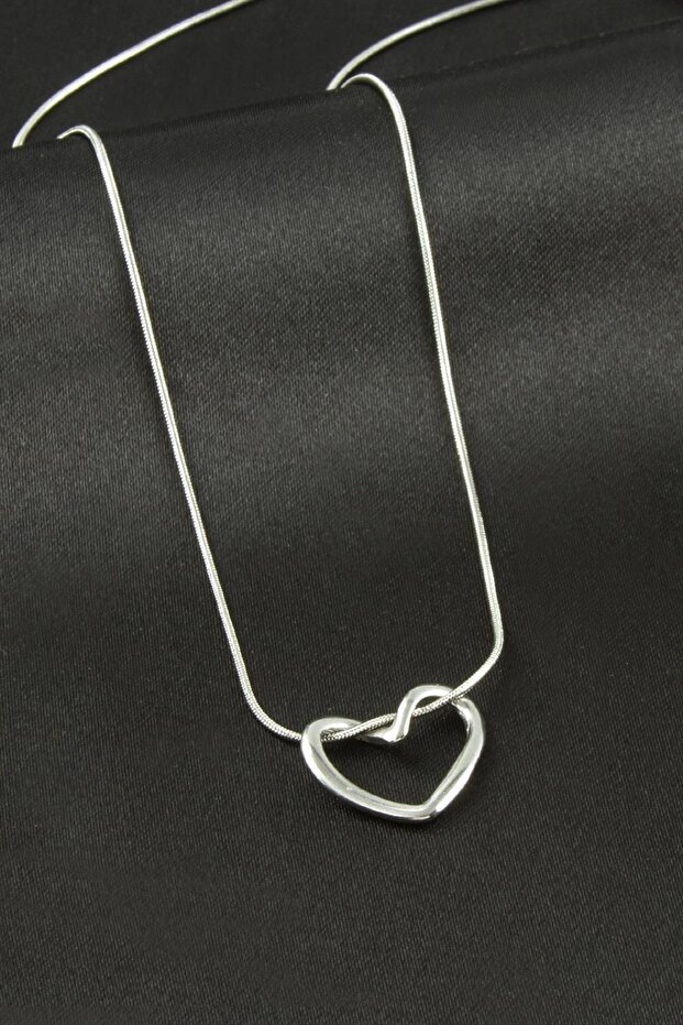 Tkçbj Heart Steel Necklace Tkçbj
