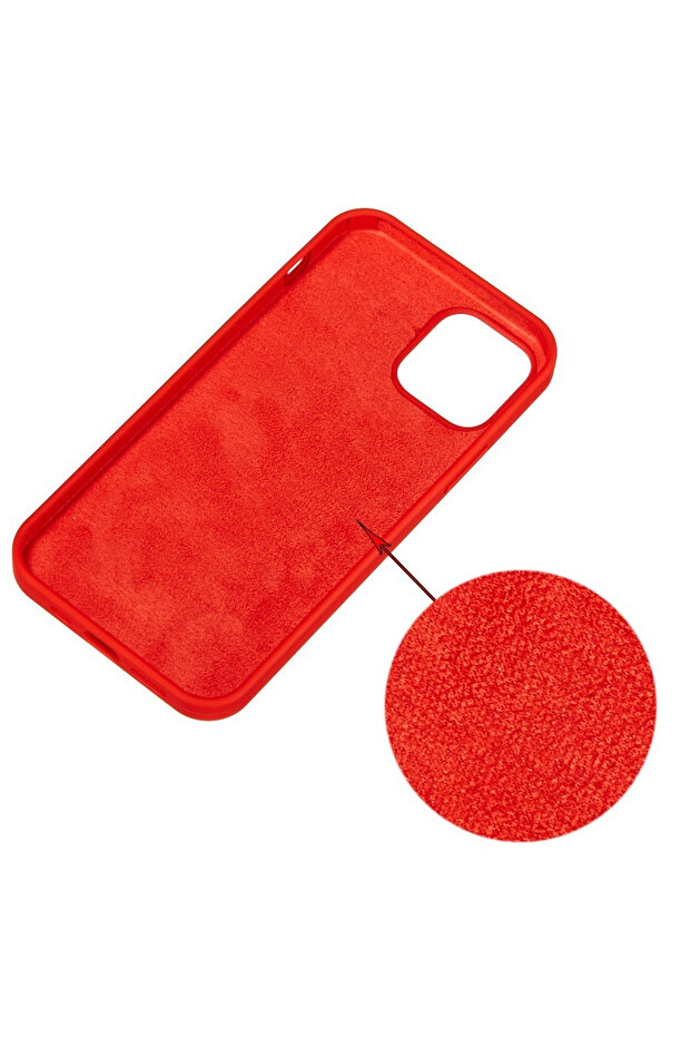 Protective case compatible with Huawei Nova 9 Liquid Silicone Red - 6