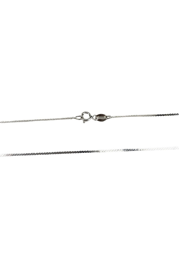 925 Silver Chain, flat model, 39 cm (sss) - 3