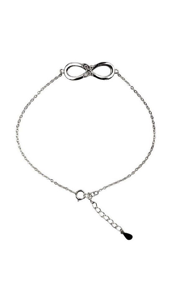 Bratara Argint 925, Infinit cu Fluture - 3