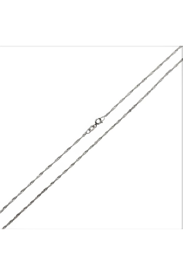 Lantisor din argint 925 model Rasucit 39 cm