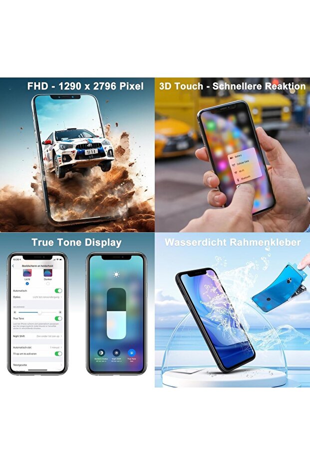 شاشة LCD بديلة لهاتف iPhone 15 Pro Max مقاس 6.7 بوصة - 4