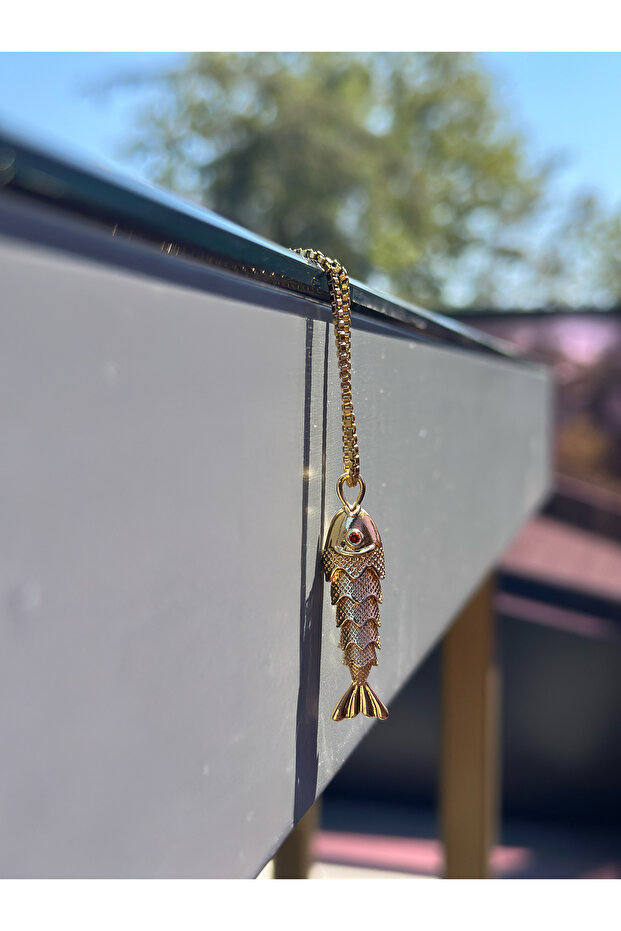 Çelik balık kolye - 1