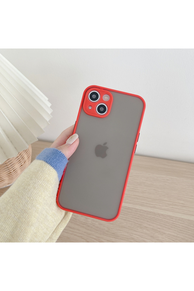Flippy Protective Case Compatible with Apple iPhone 13 Phantom Tpu Red - 3