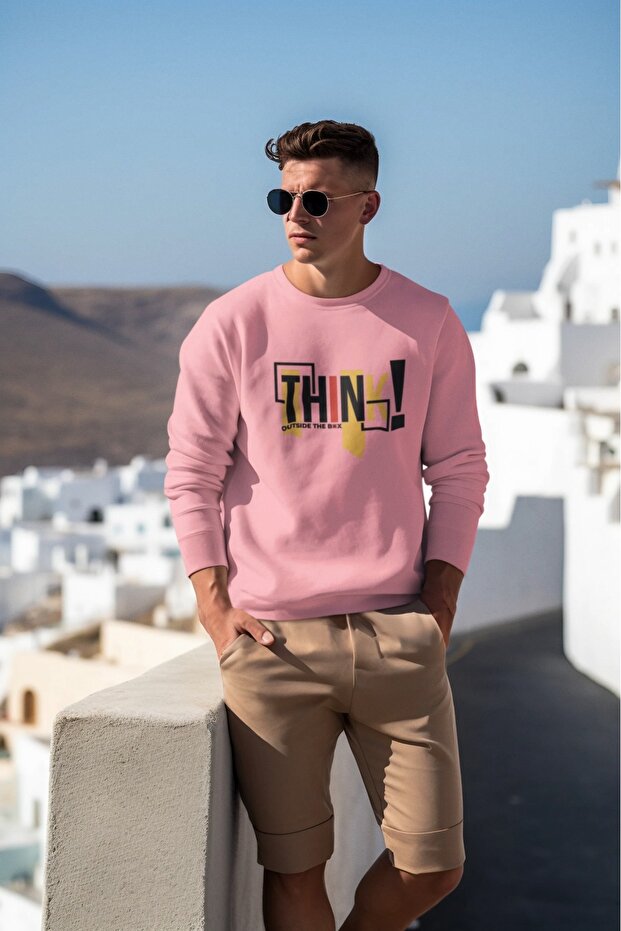Sarithink Printed Crew Neck Sweatshirt - 1