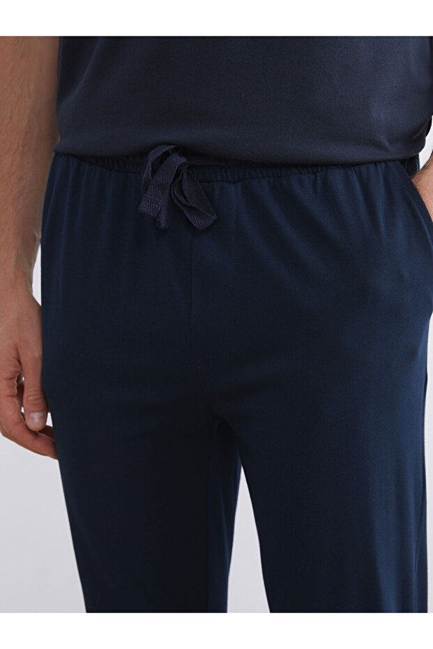 Lacivert Standart Kalıp Erkek Pijama Alt W52633Z8 - 3
