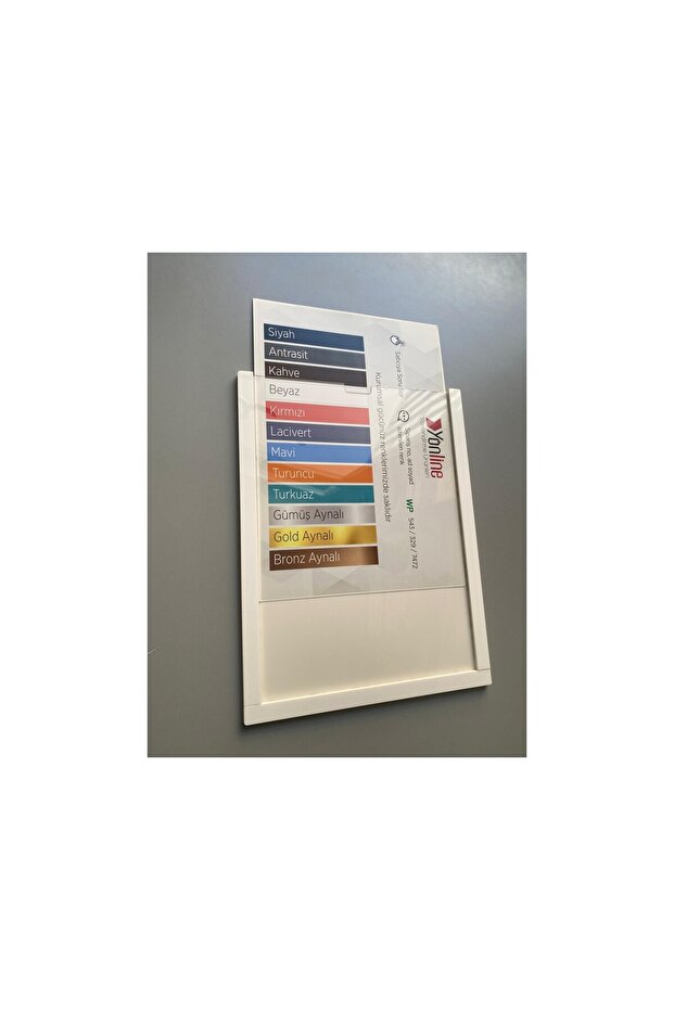 10Pcs A4 White Document Certificate Frame Self-Adhesive Easy to Replace Foil - 1