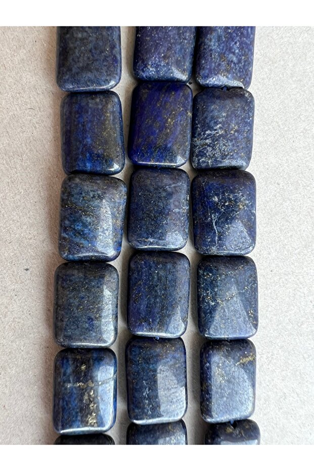 Natural Stone Lapis Lazuli String 18X13 mm Rectangular - 2