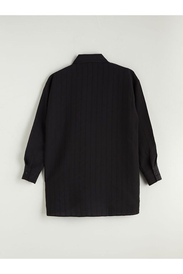 LCW Modest Loose Fit Kadın Gömlek Tunik - 6