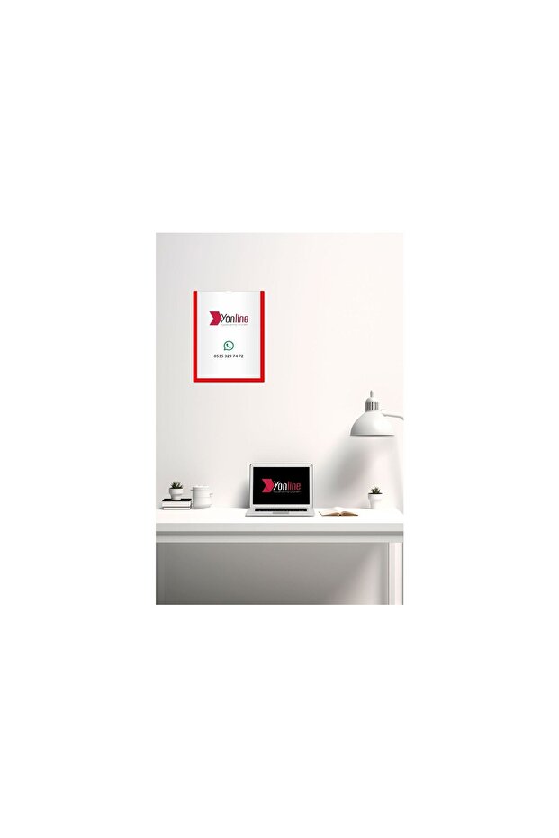 10Pcs A4 Red Document Certificate Frame Self-Adhesive Easy to Replace Foil - 3