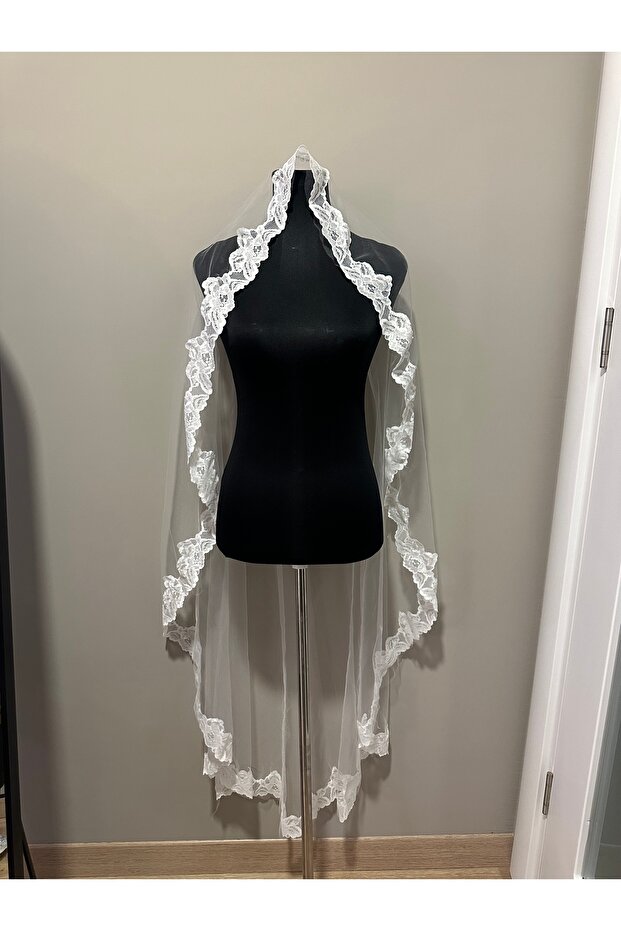 Fransız dantel duvak - 3